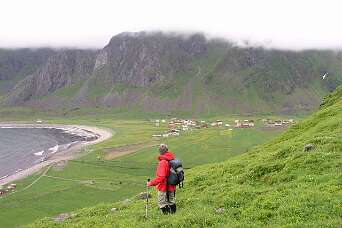 De Lofoten eilanden Gimsøya en Vestvågøy