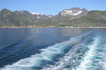 Moskenes - Bodø en via de Rv17 naar Mosjøen