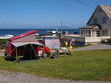 Goksoyr camping op Runde