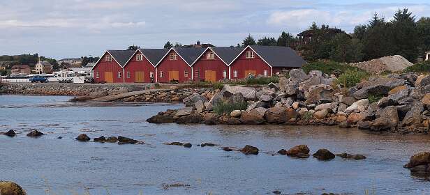 De kust voor Bud camping