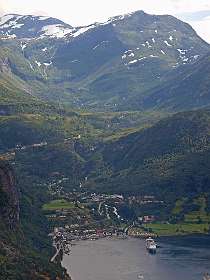 Geiranger en de weg naar Dalsnibba
