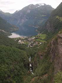 Laatste blik op Geiranger