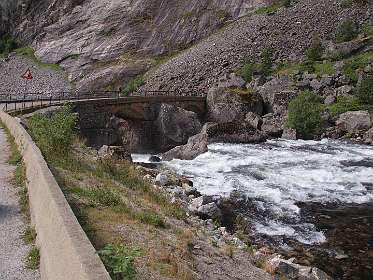 Oude brug gemaakt in 1890