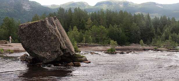 Rustplaats langs de N9 in het setesdal