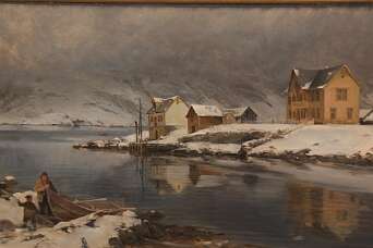 Schilderijen van Nils Bergslien