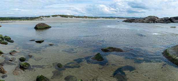 Terug bij het strand voor de camping