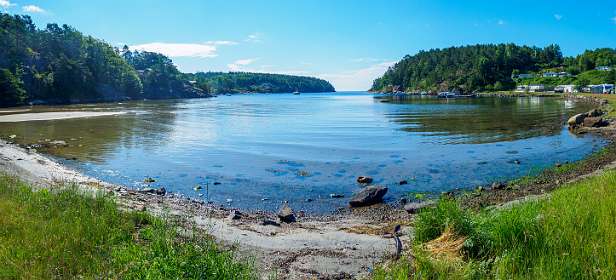 UItzicht vanaf de Morvigsanden camping