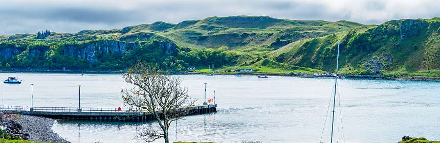 Aan de overkant het vertrekpunt van het voetveer