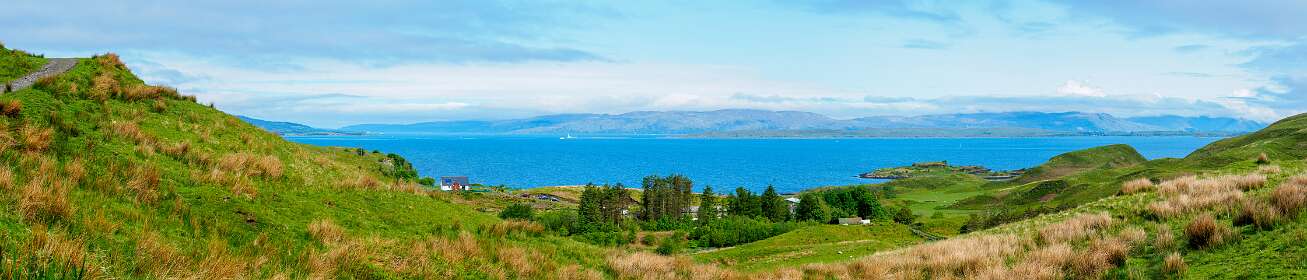 Uitzicht op het eiland Mull