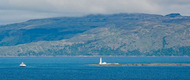De veerboot op weg naar Mull