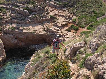 Soms moest er flink geklauterd worden