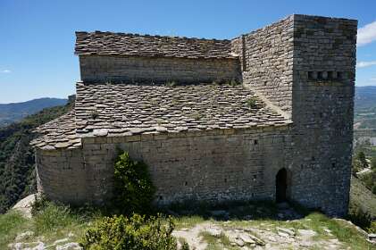 De kerk van het kasteel