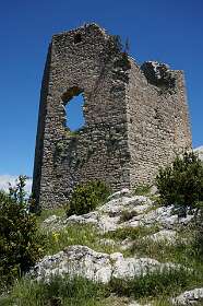 De restanten van Castillo de Samitier