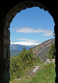De Monte Perdido gezien vanuit de kerk