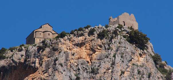 Castillos de Samitier, waar we eergisteren waren