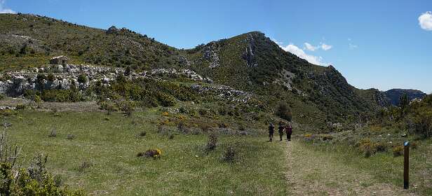 Dit is het hoogste punt van de wandeling