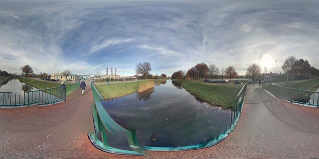 15: output(A5)<br>Fietsbrug over het kanaal Almelo Nordhorn