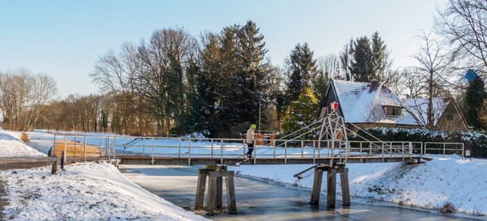Het Linkerbruggetje over het kanaal Almelo-Nordhorn