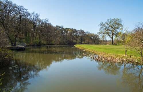 Dit is een dode arm van de Vecht