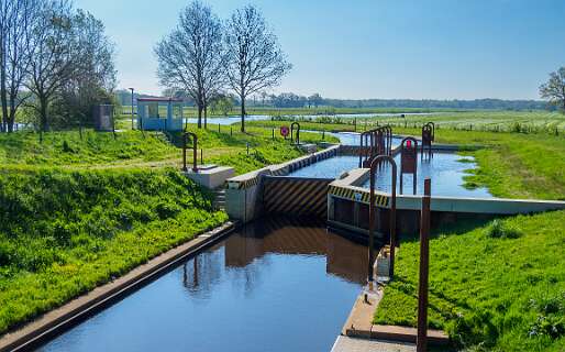 Stegeren, Vechtdal<br>De sluis voor de boten