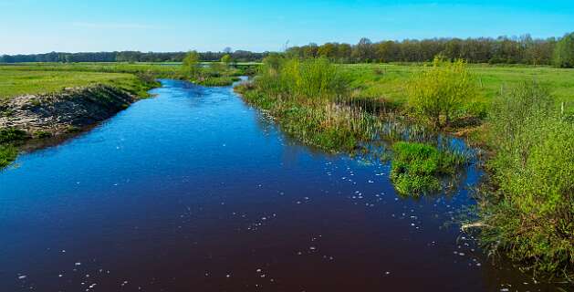 Stegeren, Vechtdal<br>Ook door de oude bedding stroomt het goed door