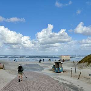 Slufter vanaf  het noorden