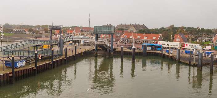 De Veerhaven van Oost-Vlieland