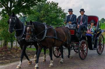 21e Eschrit Koets'n Keerls, Rijtuigen