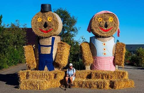 Ingang van de camping