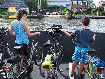 Het pontje naar het Kaag eiland