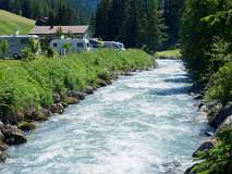 Schatzalp Erbalp Stafelalp Glaris<br>Aankomst op de camping in Glaris