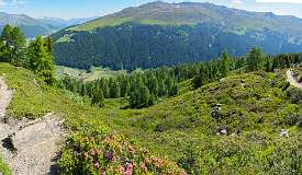 Jatzmeder Sertig Sand<br>We gaan rechtsaf het Sertigtal in