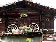 Oude hut in Müren