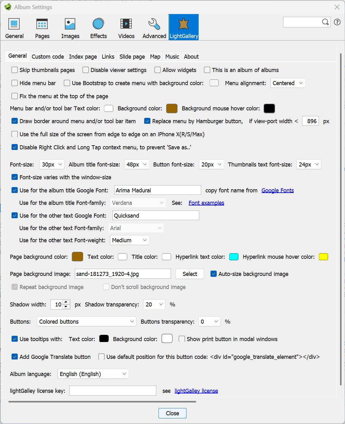 LightGallery - General