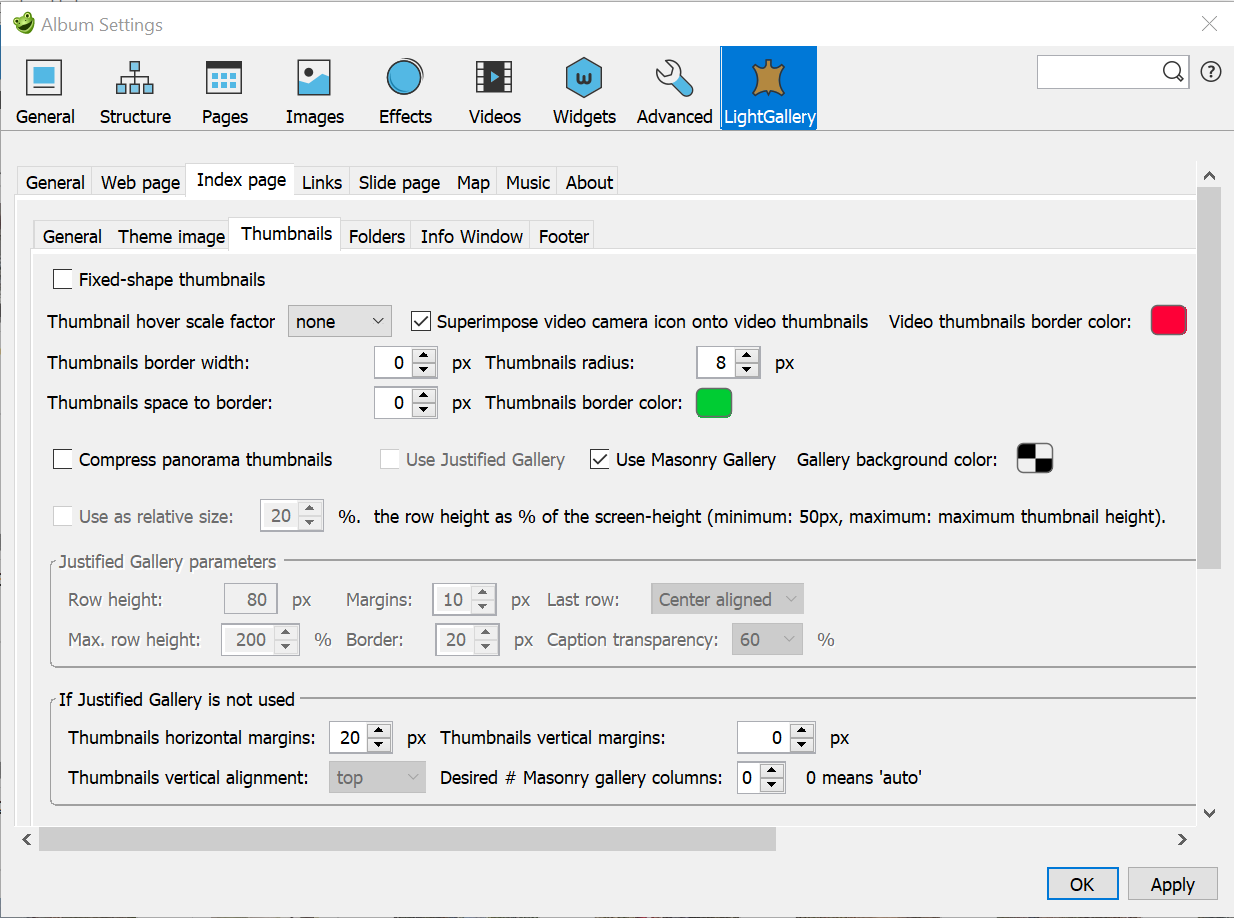 LightGallery Masonry gallery