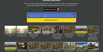 This is a  PhotoSwipe  album  of sample albums, click on a thumbnail to open the corresponding album.